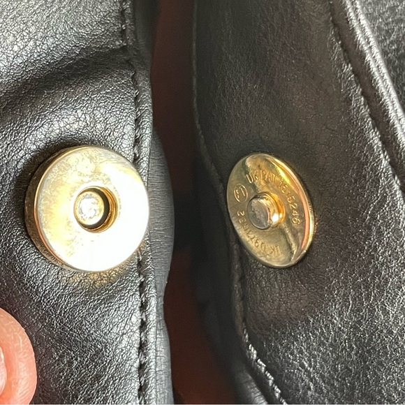 CEDARS Shoulder Tote Bag Purse Black/Brown Lined In Leather European Designer. - Picture 11 of 15